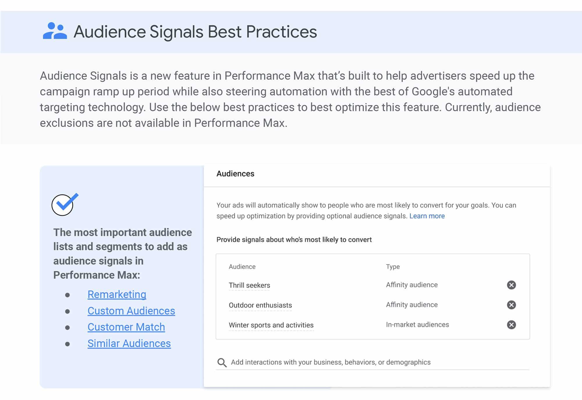 Audience Signals Best Practices to Optimize Google Performance Max Campaigns